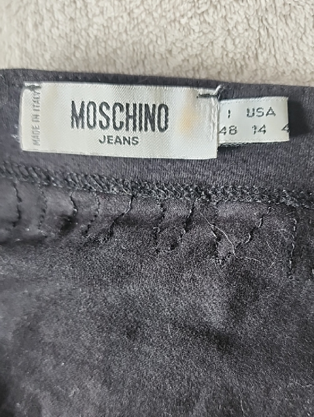 Unique Like New Moschino Black Label Tag Cardigan Top - Moschino Jeans